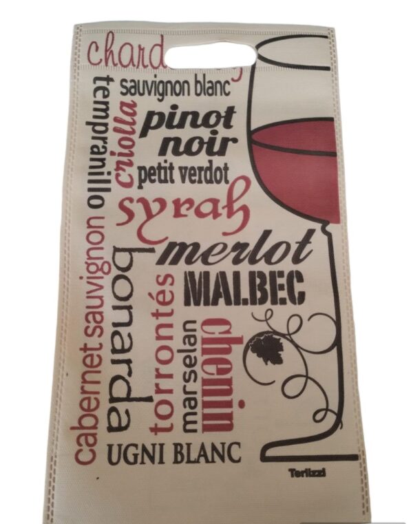BOLSA DE TELA FTSIA PARA 2 BOTELLAS DE VINO