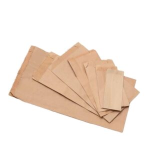 BOLSA PAPEL KRAFT  X 100 Nº1 N°1L N°2  N°2L N°3  N°3L N°4 N°4A N°5 N°6 N°6L N°7 N°8