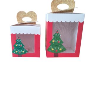 CAJA PAN DULCE CON VISOR FSIA PARA 250GM Y 500GM