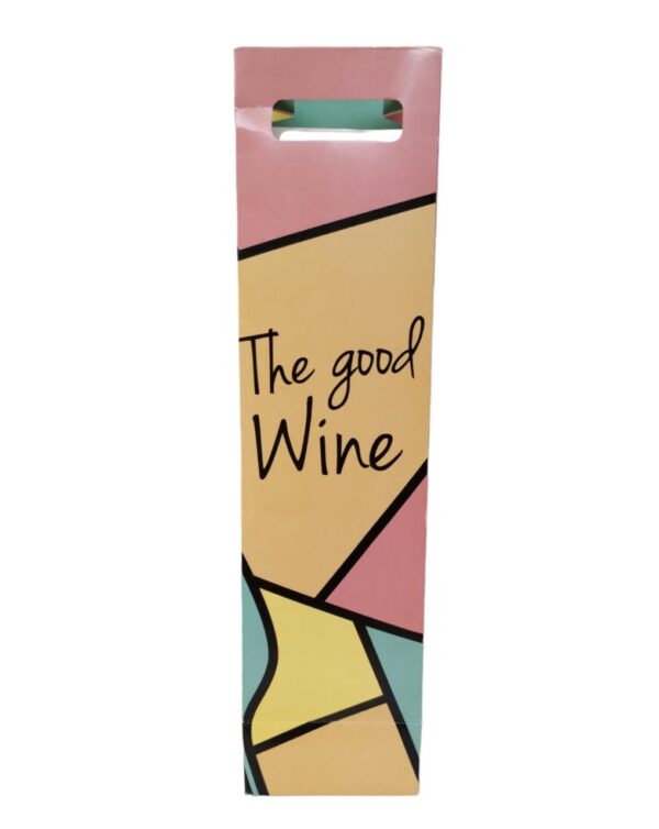 ESTUCHE CARTULINA FANTASIA PARA 1 VINO