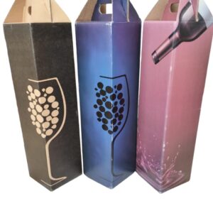 ESTUCHE CARTÓN PARA 1 BOTELLA VINO