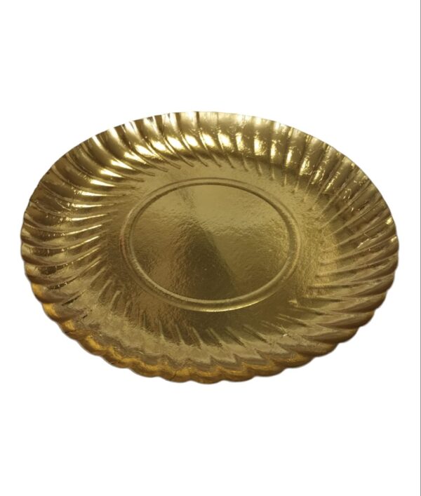 PLATO CARTON DORADO Nº12