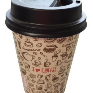 VASO POLIPAPEL IMPR CAFE 240CC